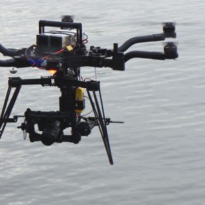UAV Hafen Wasser Kaimauer