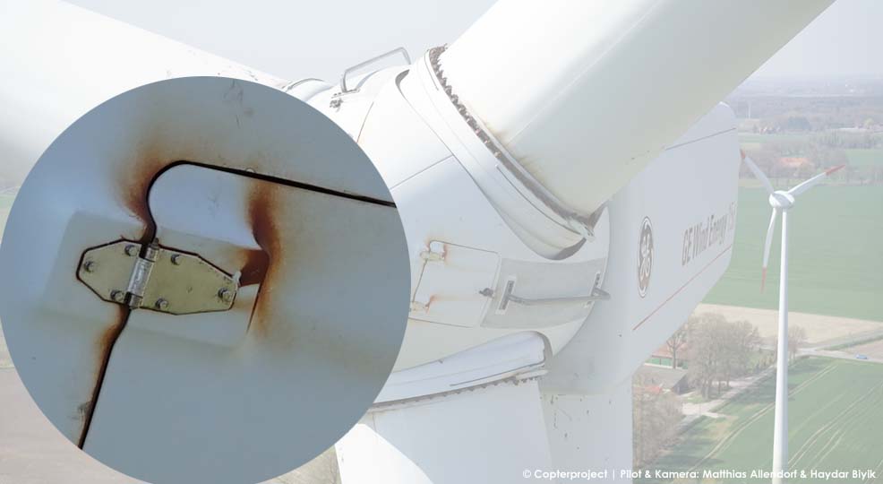 drone in the sky at sunset