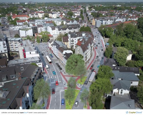 Luftbild und Visualisierung Luftbild und Visualisierung