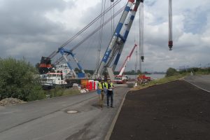 Drohneneinsatz Kran