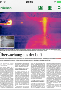 Infrarotbilder von Rohrleitungen