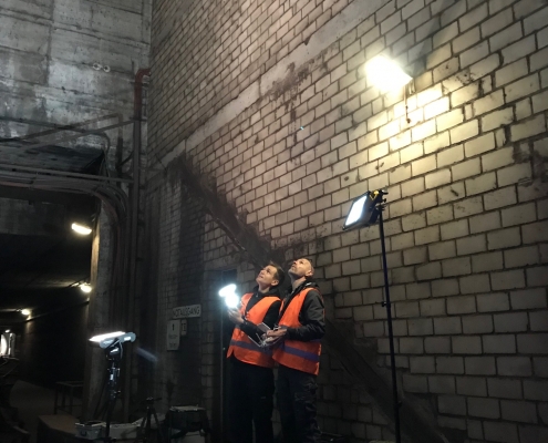 Inspektion_Schacht_Drohne Inspektion Schacht Drohne Ausleuchtung